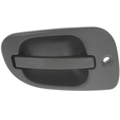 Rareelectrical - Front Driver Side Exterior Door Handle Compatible With 2008-2012 Freightliner Cascadia Black With