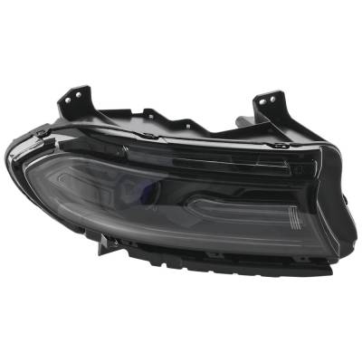 Rareelectrical - Headlight Compatible With 2015-2016 Dodge Charger 3.6L 5.7L V6 Hellcat Right Passenger Side Halogen