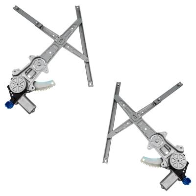 Rareelectrical - New Rear Left And Rear Right Window Regulator Compatible With Infiniti Nissan M37 Base 6 Cyl 3.7L