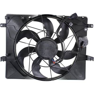 Rareelectrical - New Engine Cooling Fan Blower Assembly Compatible With 2013-2014 Hyundai Genesis Coupe 2.0T Premium