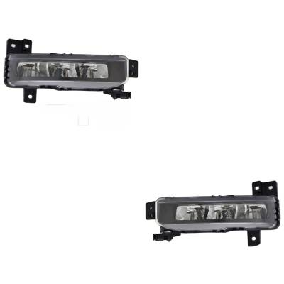 Rareelectrical - Pair Led Fog Light Assembly Compatible With 2019-2024 Bmw 330E Sport Line Plus (20-21) Base (21-22)