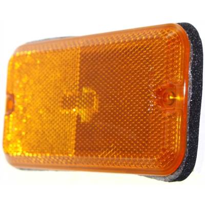 Rareelectrical - Halogen Side Marker Light Assembly Right Left Compatible With 1985-1996 Gmc G1500 G2500 G3500
