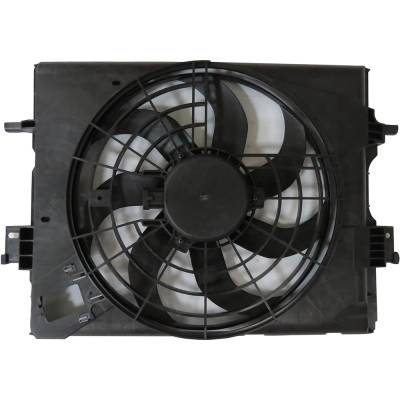 RAREELECTRICAL - New Cooling Fan Assembly Compatible With Nissan Kicks 2018-2023 1.6L I4 Hr16de Dohc S Sv Sr Sport