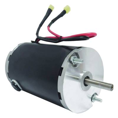 Rareelectrical - Salt Spreader Spinner Motor 12V Compatible With P3035a P3035am Poly Caster Ice Chaser Tornado 5/16