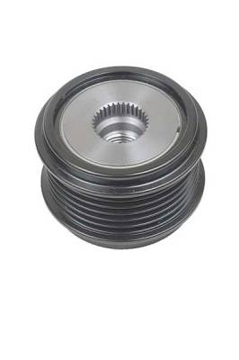 Rareelectrical - New 6-Groove Alternator Clutch Pulley Compatible With 2005-2006 Ford Focus 2.0L 2.3L I4 6G Series