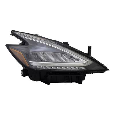 Rareelectrical - Right Passenger Led Headlight Assembly Compatible With 2019 2020 2021 Nissan Murano S Sv Sl Platinum