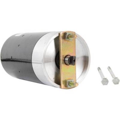 Rareelectrical - New Reversible Dc Tarp Motor 12 Volt Compatible With Superwinch Tarp Cover Systems 2-Post Flat Tang