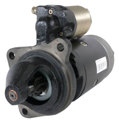 RAREELECTRICAL - New Starter Motor 12V Direct Drive Clockwise 9-Tooth Compatible With Fiat-Allis Fe-12 S-60 Excavator