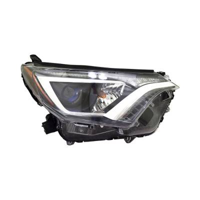 Rareelectrical - Halogen Right Headlight Compatible With 2016-2017 Toyota Rav4 Le Xle 2.5L I4 2Ar-Fe Dohc Dual Vvt-I