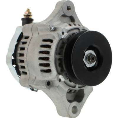 Rareelectrical - New 16 Volt 60 Amp 1-Wire Mini Race Alternator Compatible With Hi Amp 8176 8166 2230 2231 2232 Type
