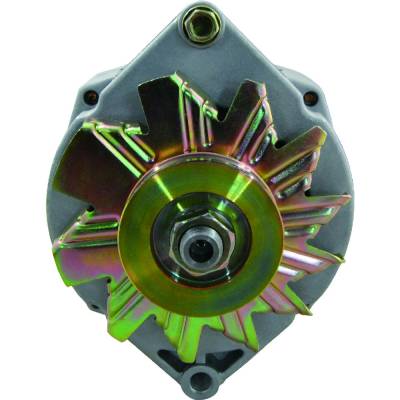 Rareelectrical - New 24V 40A Alternator External Fan Internal Regulator Compatible With John Deere Feller Buncher