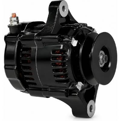 Rareelectrical - 12V 70A Mini Race Alternator Fits Street Rod Hot Rod Custom