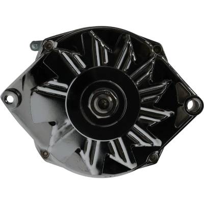 Rareelectrical - 12V 105A Chrome Alternator Fits 1970-1977 Mercruiser 215