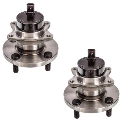 Rareelectrical - 2-Pack Rear Hub Assembly With Abs Compatible With Toyota Mr2 Spyder 2000-2005 1.8L L4 4 Lug Pair