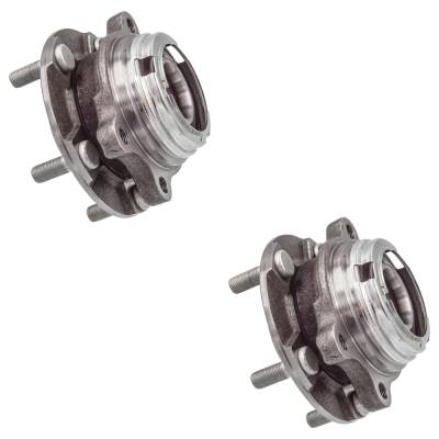 Rareelectrical - 2-Pack Front Hub Assembly Abs Compatible With Nissan Murano 2009-2012 Quest 2011 3.5L V6 5 Lug Pair