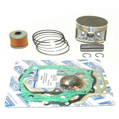 Rareelectrical - Top End Piston Kit 93.00Mm Bore +1.00Mm Over Compatible With 2005-2011 Honda Foreman 500 Trx500fpe