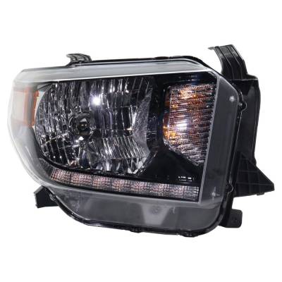 Rareelectrical - New Right Side Headlights Compatible With Toyota Tundra Sr5 Crew Cab Pickup 2018 2019 2020 2021 By