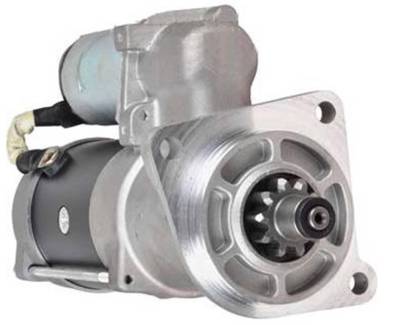 Rareelectrical - New 10T Starter Motor Fits Case Skid Steer 440 3.9L 40Mm Gear 8200014 183225Ka 87366159 - Image 1