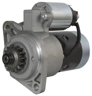 Rareelectrical - New 12V 15 Tooth 1.6Kw Osgr Starter Motor Compatible With Mitsubishi Tractor D1650 D1850 D2050 By - Image 1