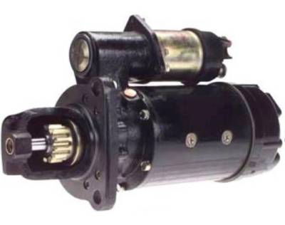 Rareelectrical - New 12V 12T Cw Starter Motor Compatible With Lister-Petters Tractor 10461008 1990313 1993778 - Image 1