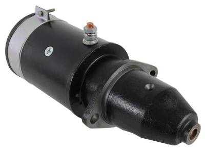 Rareelectrical - New 6V 10T Starter Motor Fits 51-46 International Tractor W-9 Ihc C-335 1107448 - Image 1