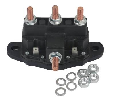 Rareelectrical - New 12 Volt Relay Winch Motor Reversing Solenoid Switch Compatible With Part Numbers 24450 - Image 1