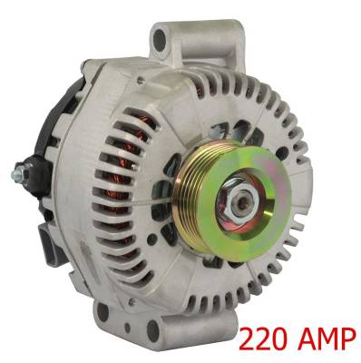 Rareelectrical - New 220A Alternator Compatible With Ford Van E-450 6.0L 2004-08 Al7657x 6C2t-10300-Eb - Image 2
