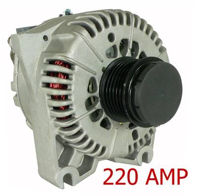 Rareelectrical - New 220A High Amp Alternator Compatible With Ford Mustang 2003-2004 3R3u10300aa 3R3z10346ab - Image 2