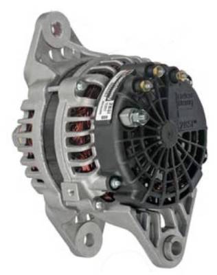 Rareelectrical - New Alternator Compatible With Delco Remy 28Si Type 24V 110A J180 Hinge Long 8600468 8600468 - Image 1
