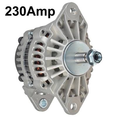 Rareelectrical - New 230Amp Alternator Fits Volvo Vhd Vnm Series Ved12 2001-2007 8700021 525528 - Image 2