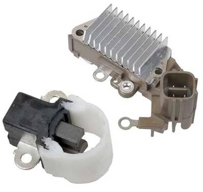 Rareelectrical - New Regulator And Brush Holder Compatible With Honda Odyssey Cjv27 9761219-931 9761219-933 - Image 1