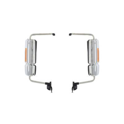 KOOL - New Door Mirror Pair Compatible With International Harvester Workstar 7700 Chrome 3678816C92 - Image 1