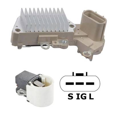 Rareelectrical - New Regulator Kit Fits Toyota Lcv Europe Coaster 2003-12 1260002390 2706058230 - Image 1