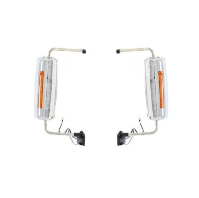 KOOL - New Chrome Door Mirror Pair Compatible With International Harvester Prostar 08-12 3618472C94 - Image 2