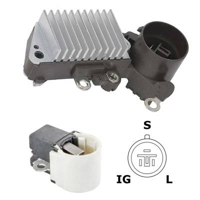 Rareelectrical - New Regulator Kit Fits Denso Alternators 2770058020 27700-58020 1260002340 In461 - Image 1