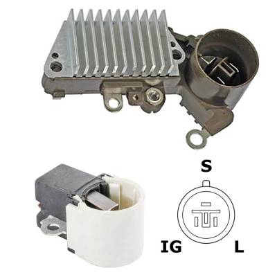 Rareelectrical - New Regulator Kit Fits John Deere Tractor 9200 9300 6 Cyl 12.54L 1997-2001 In438 - Image 1