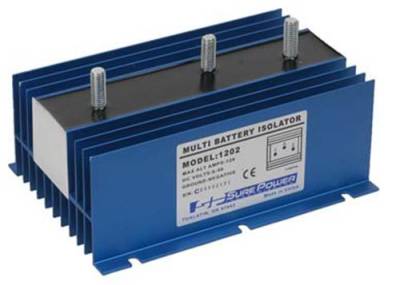 Rareelectrical - New Rareelectrical 130 Amp 1 Input 2 Battery Isolator Compatible With Sure Power 1202 22-16 1202B - Image 2