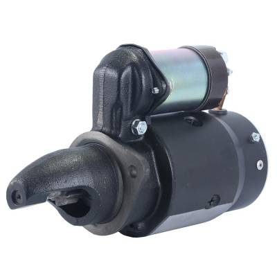 Rareelectrical - New 12V 9T Starter Compatible With Massey Ferguson Tractor Mf-40 M F-40U Z-145 Gas 513942M92 - Image 3