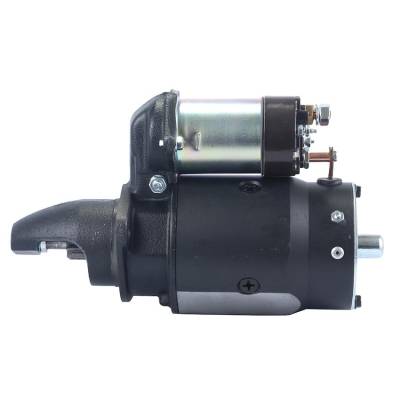 Rareelectrical - New 12V 9T Starter Compatible With Massey Ferguson Tractor Mf-175 Mf-180 Mf-230 1109080 1107329 - Image 2