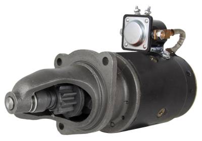 Rareelectrical - New 12V 10T Cw Starter Motor Compatible With Cockshutt Combine Harvester 66 77 88 Gas 158-734As - Image 3