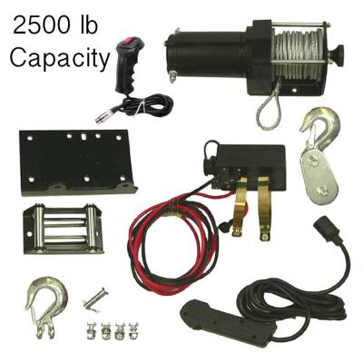Rareelectrical - New 2500Lb Winch Assembly And Remote Compatible With Honda Yamaha Utv's Atv's Rw00704 10904 - Image 2