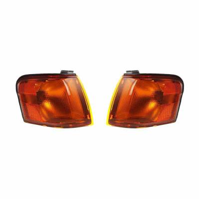 Rareelectrical - New Pair Of Turn Signal Lights Compatible With Toyota Tercel 1995-97 81510-16220 8152016220 - Image 2