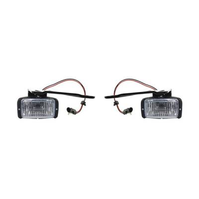 Rareelectrical - New Fog Light Pair Compatible With Gmc C2500 1993 1994 1995 1996 1997 16524927 Gm2593106 - Image 2