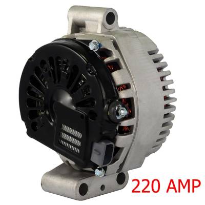 Rareelectrical - New 220A Alternator Compatible With Ford Van E-450 6.0L 2004-08 Al7657x 6C2t-10300-Eb - Image 2