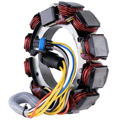 Rareelectrical - New Stator Compatible With Johnson Evinrude Jet 60 105Hp 1994 2000 763759 91-2006 912006 - Image 5