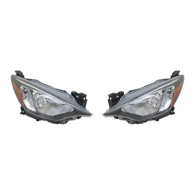 Rareelectrical - New Pair Of Headlight Fits Scion Ia Base 2016 81170Wb001 81170-Wb001 Sc2503106 - Image 2