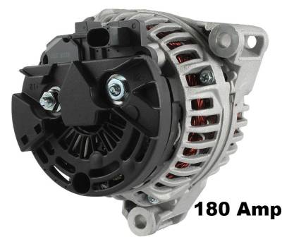 Rareelectrical - New Alternator High Amp 180A Compatible With Mercedes Benz C32 8El 737 976-001 8El738211051 - Image 2