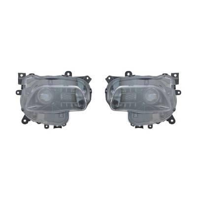 Rareelectrical - New Pair Of Headlights Fits Jeep Cherokee 2014 Halogen Bulb 68102847Ae Ch2503249 - Image 2