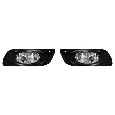 Rareelectrical - New Right And Left Fog Light Compatible With Honda Civic Sedan 2012 33900-Tr7-A01 33950Tr7a01 - Image 2