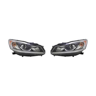 Rareelectrical - New Pair Of Headlights Fits Honda Accord Sedan 2016-2017 33100-T2a-A81 Ho2502169 - Image 2